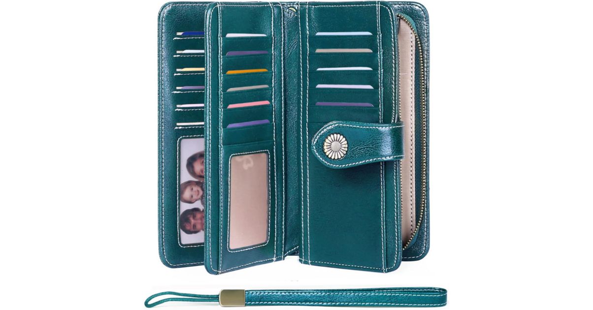 Portefeuille à Deux Volets En Cuir Véritable, 5 Emplacements Pour Cartes De Crédit, Compartiments Pour Espèces, Fenêtre Pour Carte D'identité, 100 % Cuir Véritable Pour Homme Et Femme, Jetée, TN11